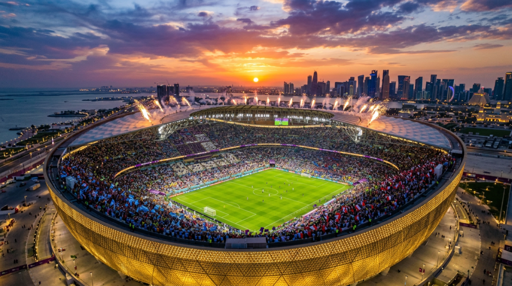 World Cup 2026 Complete Guide - Stadium atmosphere at sunset